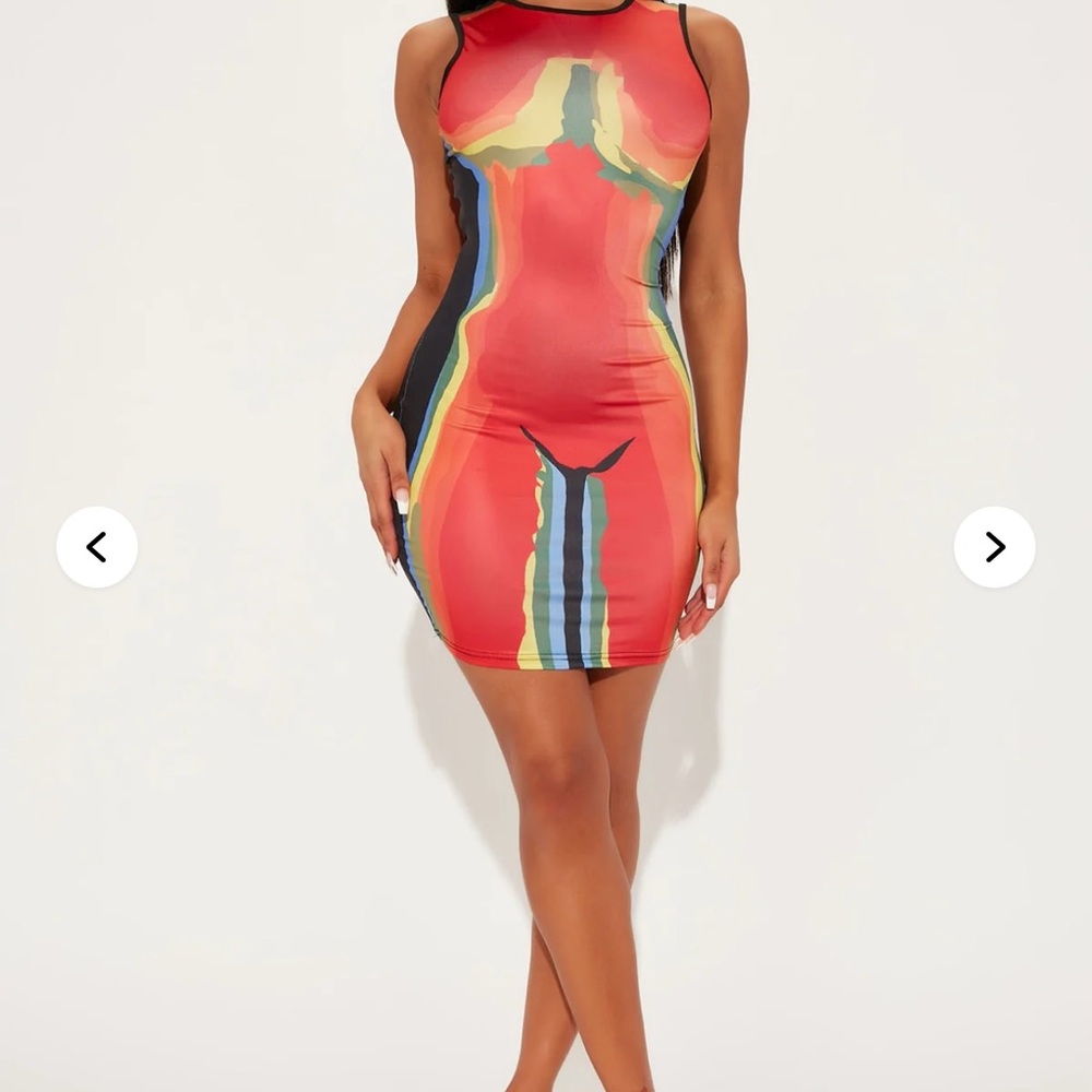 Everybody Multi Color Mini Dress